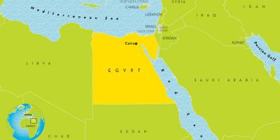 Ciudad Capital de egipto mapa