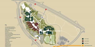 Mapa de las auc nuevo campus de el cairo