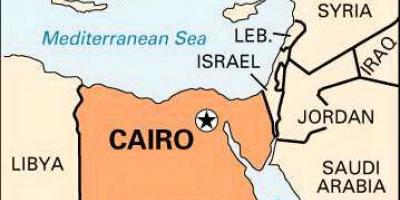Mapa de ubicación de el cairo