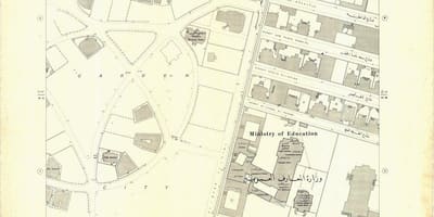 Mapa de jardín de la ciudad de el cairo 