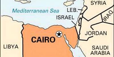 Mapa de ubicación de el cairo